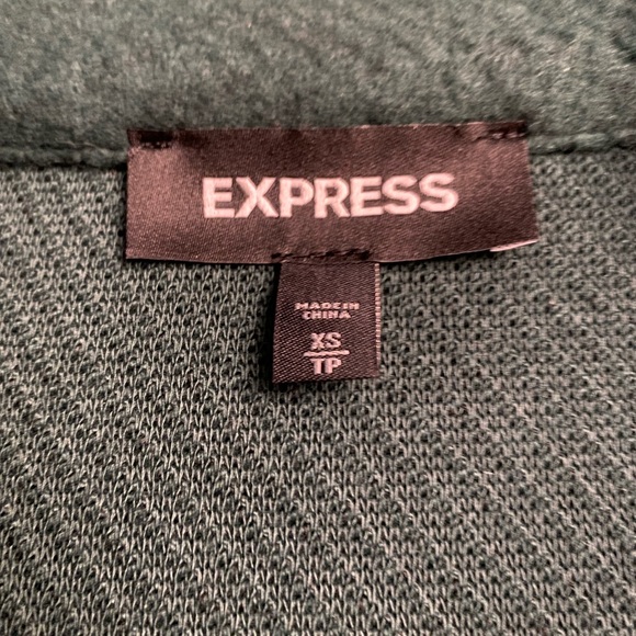 NWOT Express Fuzzy Open Cardigan Shacket - Picture 13 of 13